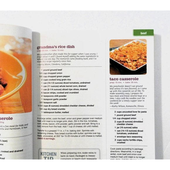 Taste of Home Casseroles 377 Dishes for Families, Potlucks & Parties 2011 Trade - Picture 5 of 9